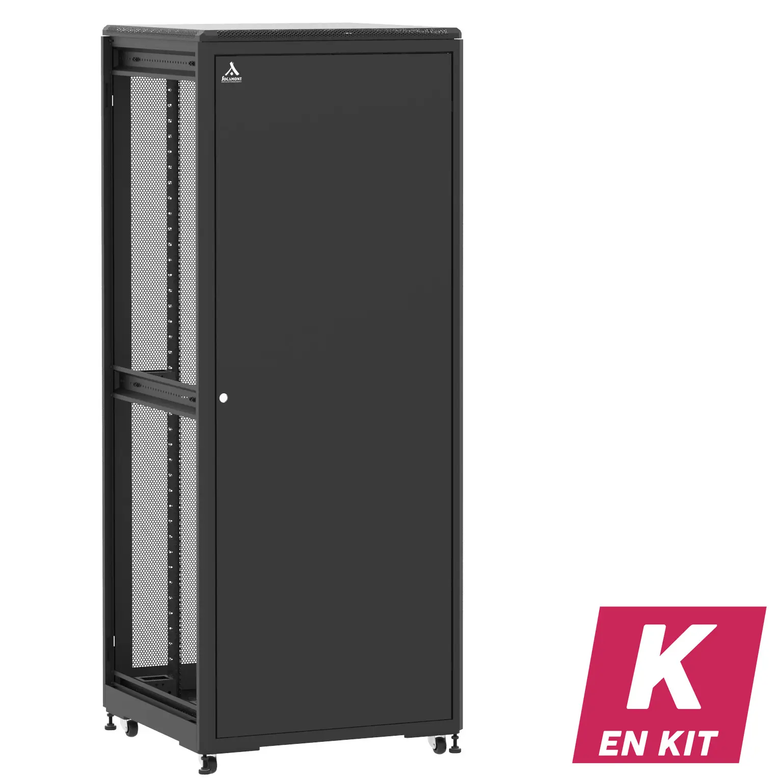 Socamont - Baie serveur Ligne 500 - 19" - 42U - H2074xL800xP800 - Noir - En Kit - SP/SA/ZL (réf. 54288KSPSAZL)