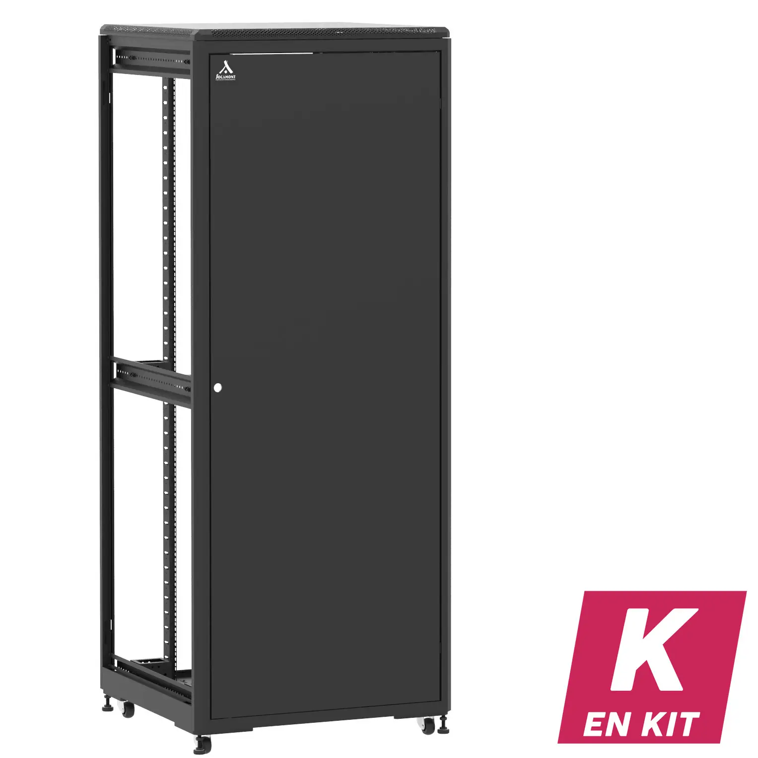 Socamont - Baie serveur Ligne 500 - 19" - 42U - H2074xL800xP800 - Noir - En Kit - SP/ZP/ZL (réf. 54288KSPZPZL)
