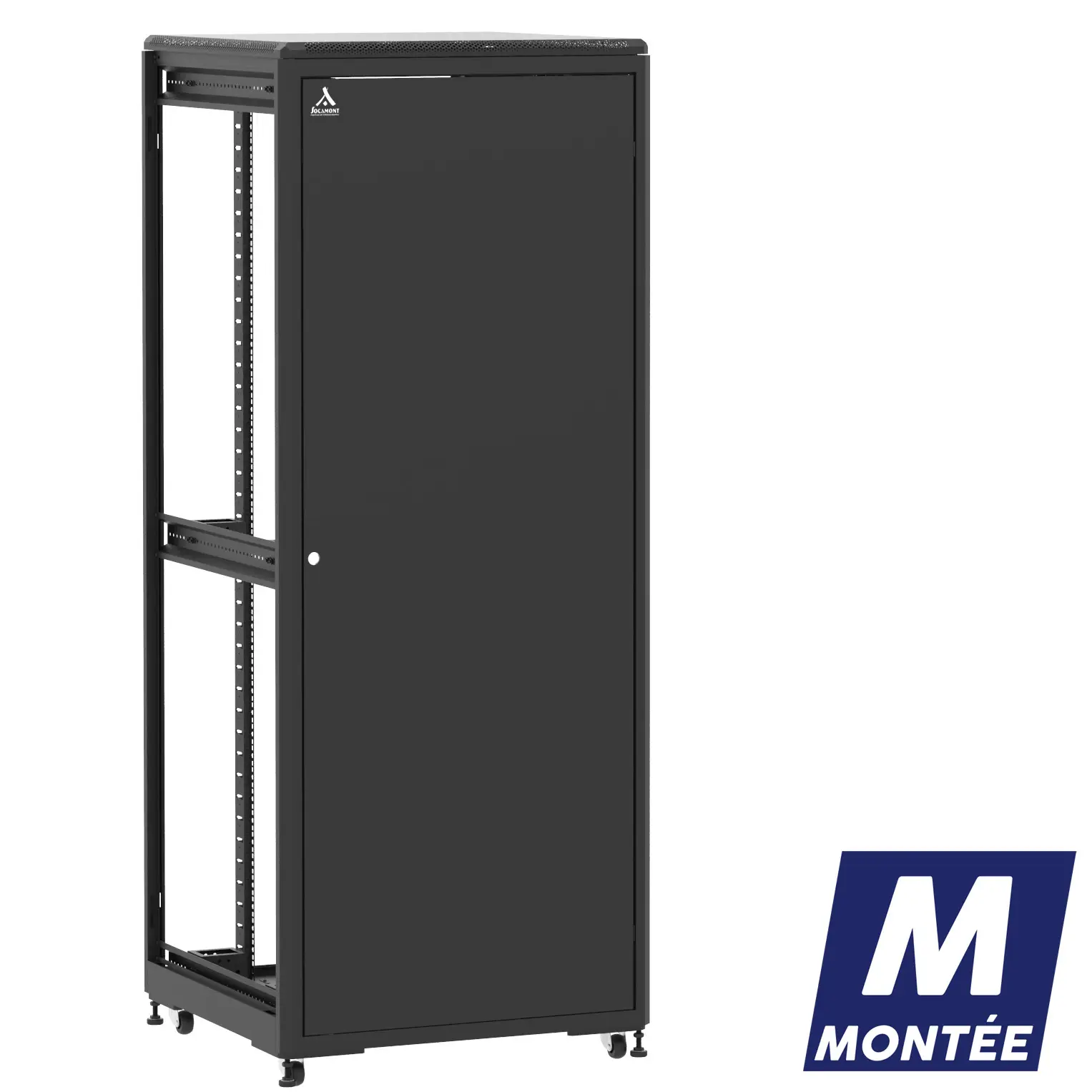 Socamont - Baie serveur Ligne 500 - 19" - 42U - H2074xL800xP800 - Noir - Monté - SP/ZP/ZL (réf. 54288MSPZPZL)