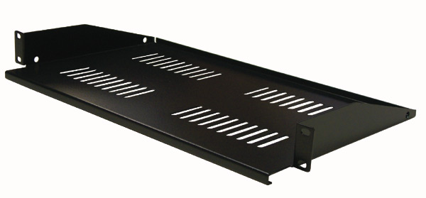 Socamont - Plateau modem - Charge : 15Kg - 1U - Prof. 266.7mm - Noir (réf. 71133) - photo 1
